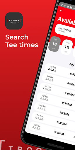 Android application Troon International screenshort