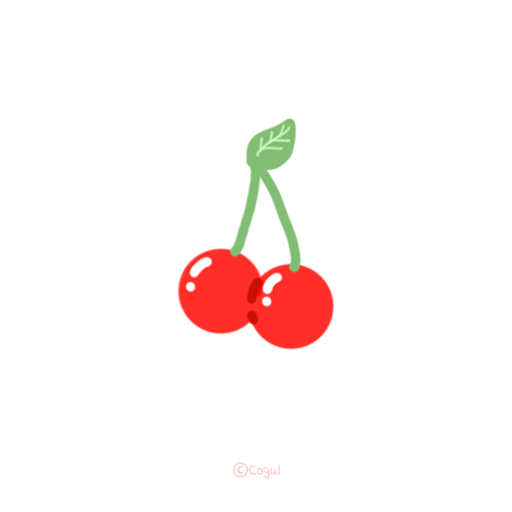 카카오톡 테마 - 심플체리톡_소프트화이트 logo