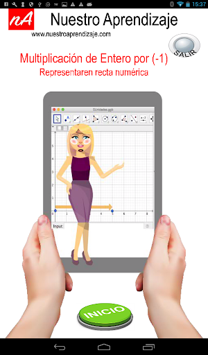 Android application Multiplicación de enteros por screenshort