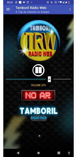 Android application Tamboril Rádio Web screenshort