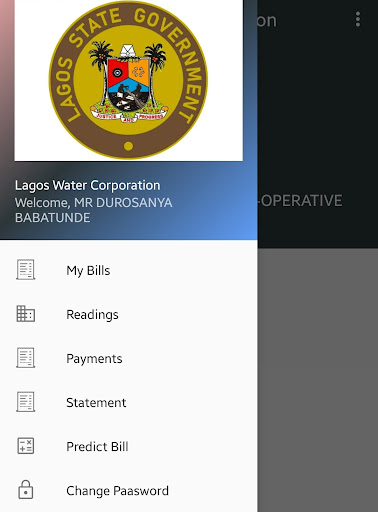 Lagos Water Corporation Screen 3
