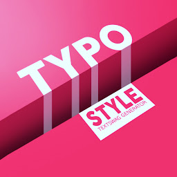 Symbolbild für Typo Style - Add text on Photo