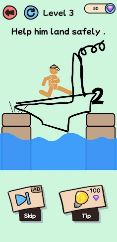 Draw Stick Hero - Screenshot 1