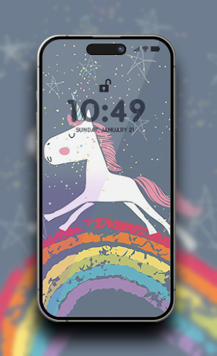 Unicorn Wallpaper Screen 3