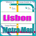 Cover Image of ダウンロード Lisbon Metro Map Offline  APK