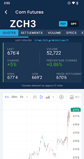 CME Group Mobile Screen 3