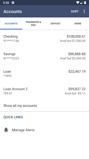 PyraMax Bank Mobile Banking Screen 3