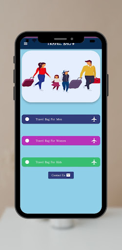 Android application Travel Bag - Away Luggage screenshort