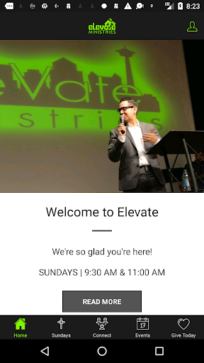 Android application Elevate Ministries SA screenshort