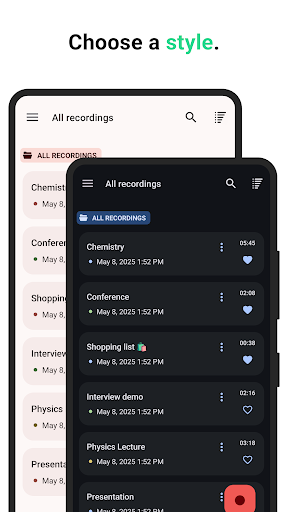 Screenshot of Voice Recorder