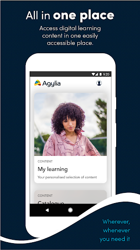 Android application Agylia Microlearning screenshort