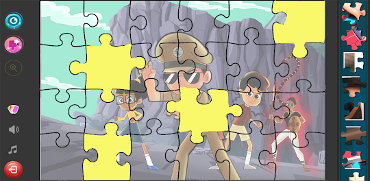 Little Singham puzzel game