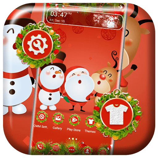 Christmas Santa Theme logo