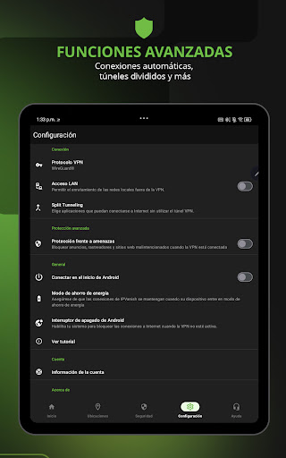 IPVanish VPN: rápida y segura screenshot 11