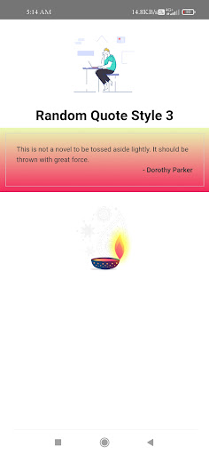 Quote of the Day: Daily Quotes Screen 3