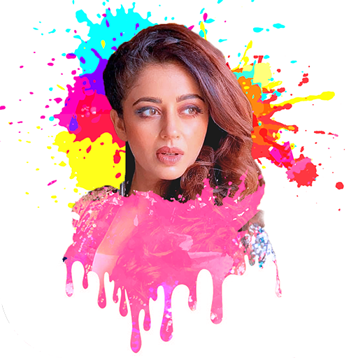 Instasquare Drip Effect Photo logo