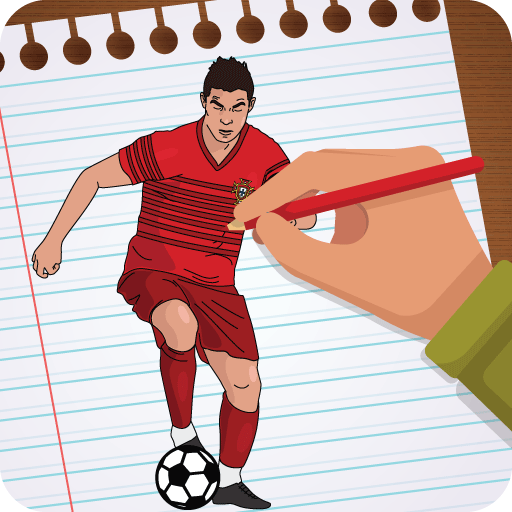 Draw football players: \