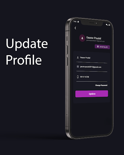 Android application Myclub screenshort