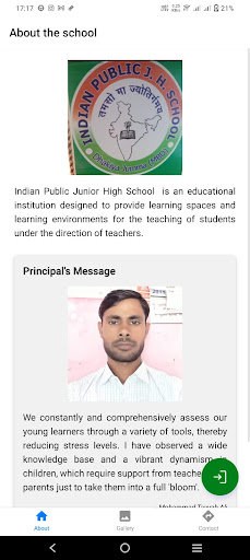 Android application Indian Public J.H.S. screenshort