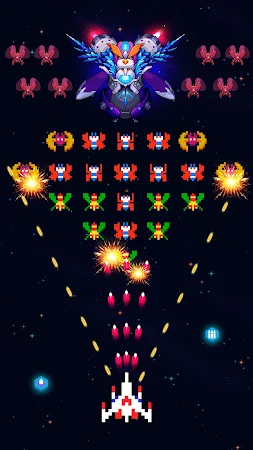Game screenshot ファルコン: クラシック宇宙インベーダーアーケードゲーム mod apk