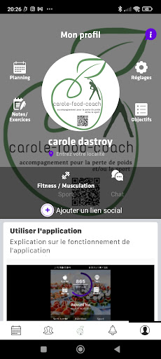 Android application Carole-Food-Coach screenshort