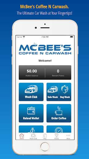 Android application McBee's Coffee N Carwash screenshort