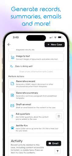 CoVet - Veterinary Copilot Screen 3