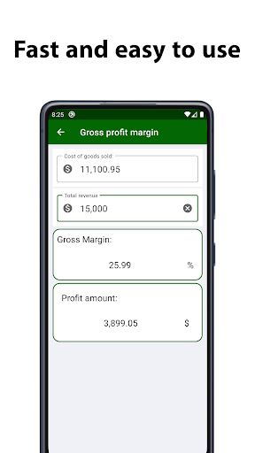 Margin Calculator & Markup: N1 Screen 2