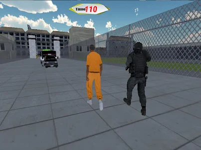 감옥 배달 경찰 밴 3D
