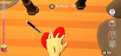 Knife Hand Game Screenshot
