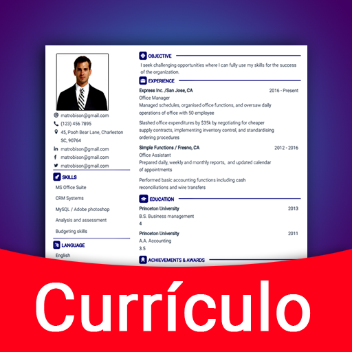 Fazer Currículo, CV em PDF