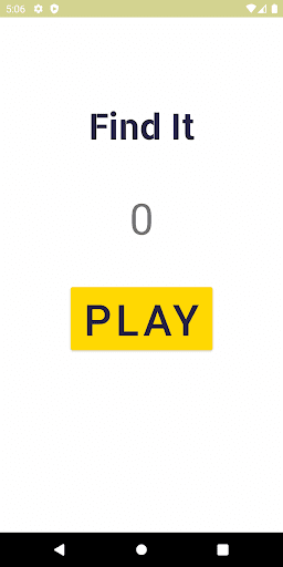 Android application Find It screenshort