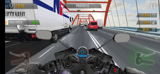 Android application Moto Rider Simulator screenshort