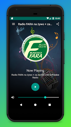 Android application Radio Fara Polskie FM Online screenshort