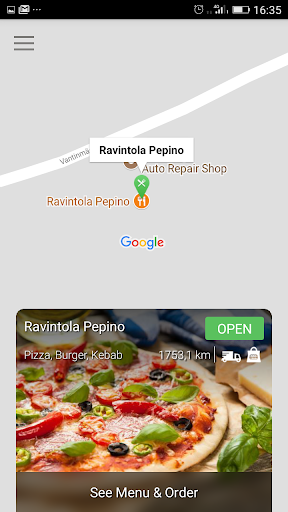 Ravintola Pepino Screen 2