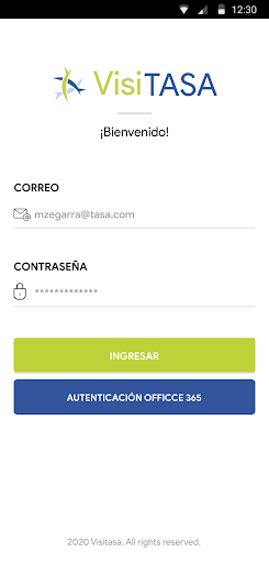 Android application VisiTASA screenshort