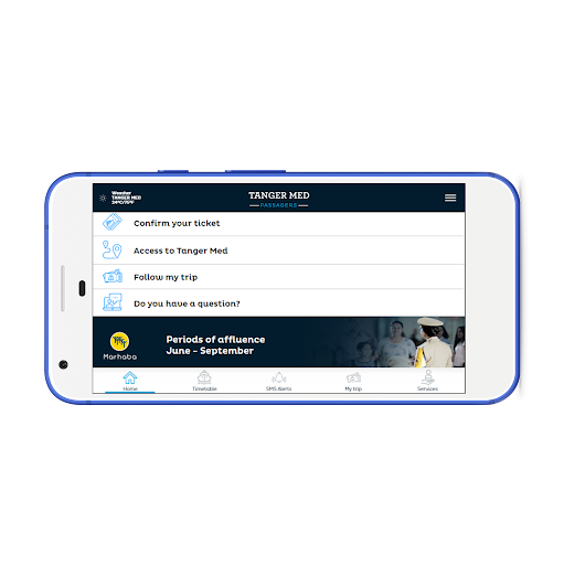 Tanger Med Port Passengers Screen 2