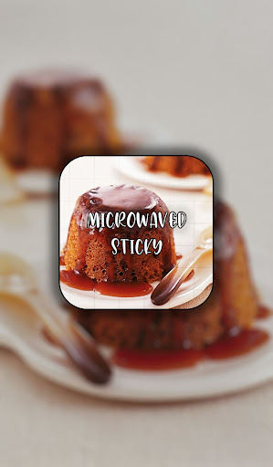 Microwaved sticky toffee