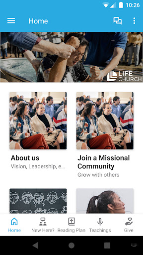 Android application Life Church Charlotte screenshort