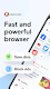 screenshot of Opera Mini browser beta