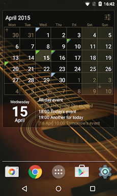 Calendar Widget Month + Agendaのおすすめ画像1