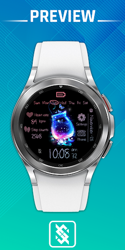 Android application BFF41-Neon Art Wish glass bott screenshort