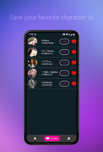 Search Character id bgmi india Screen 3