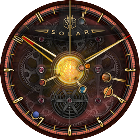 SWF Solar Planets Watch Face screenshot