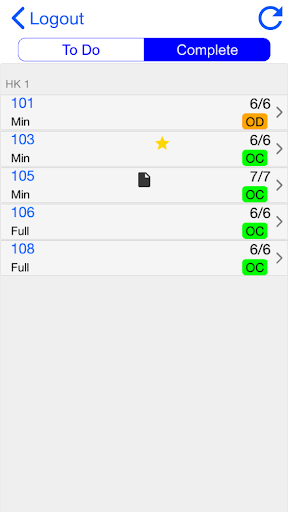 CHM Housekeeping Screen 3