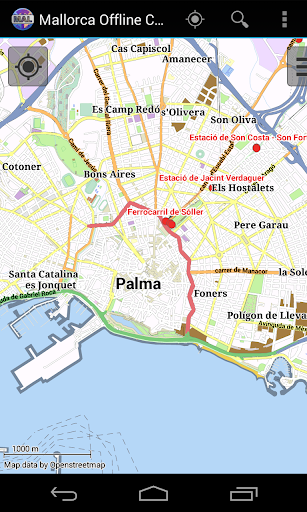 Majorca Offline City Map Screen 2