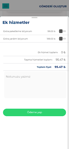 Kurye Sepeti Screen 3