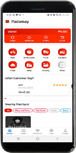 Android application Padamay screenshort