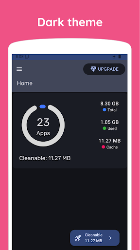 Clear cache: XCleaner Screen 3