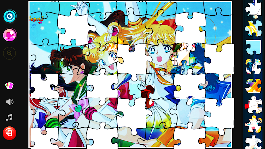 Sailor Moon Jigsaw Puzzle Game
